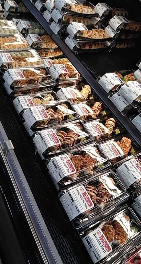 This Two-Story H-E-B in Texas Turns Grocery Shopping Into an Experience Prepared Foods and Sushi