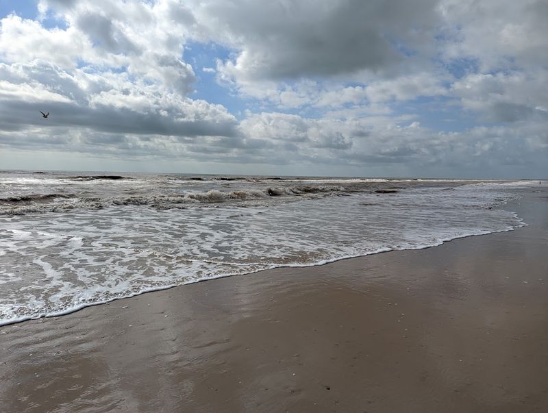 The Secret Beach At The River Mouth