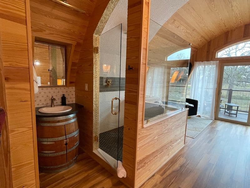 You Can Stay Inside a Giant Wine Barrel in the Texas Hill Country What the Inside Actually Feels Like
