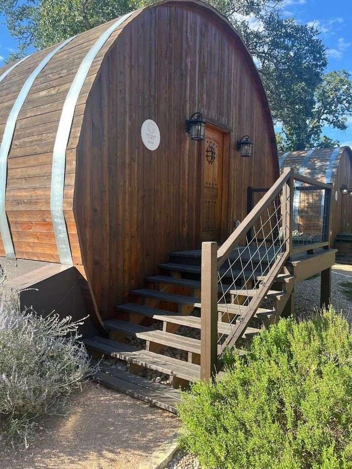 You Can Stay Inside a Giant Wine Barrel in the Texas Hill Country Practical Details You Will Want to Know