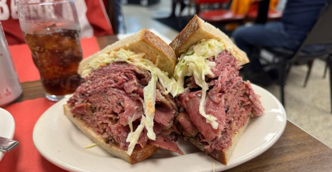 at this classic new jersey deli the sandwiches are still stacked sky high