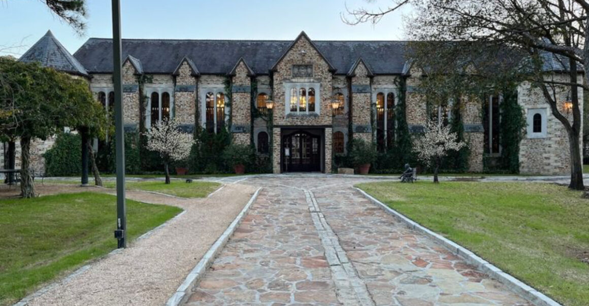 few people realize this gorgeous library and chapel is hidden in texas