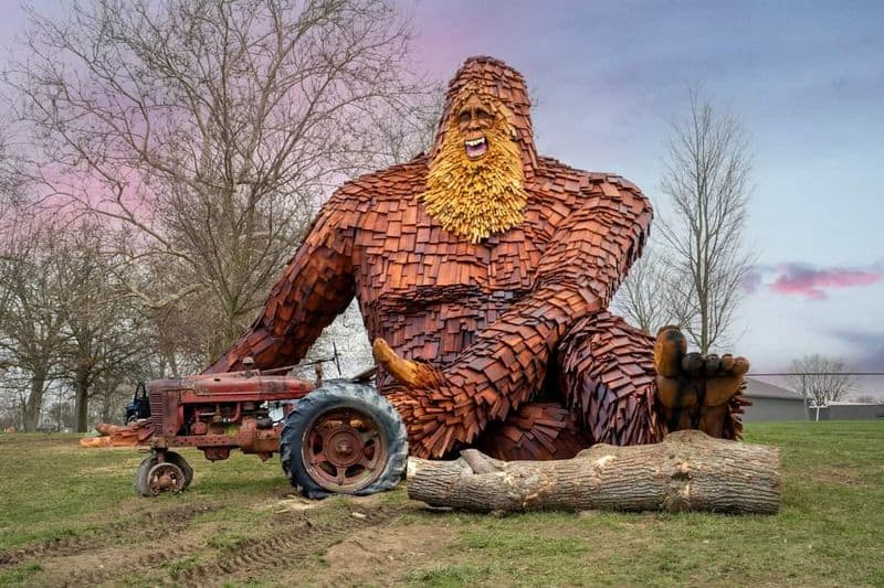 Meet Nelson: Celina&rsquo;s towering Bigfoot