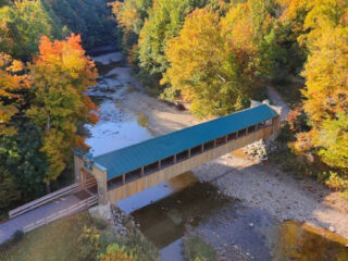 ohio is home to the longest covered bridge in the us yes you heard that right