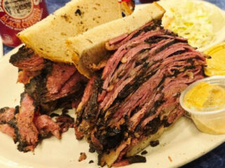 people drive from all over new jersey for the legendary reuben at this old timey deli