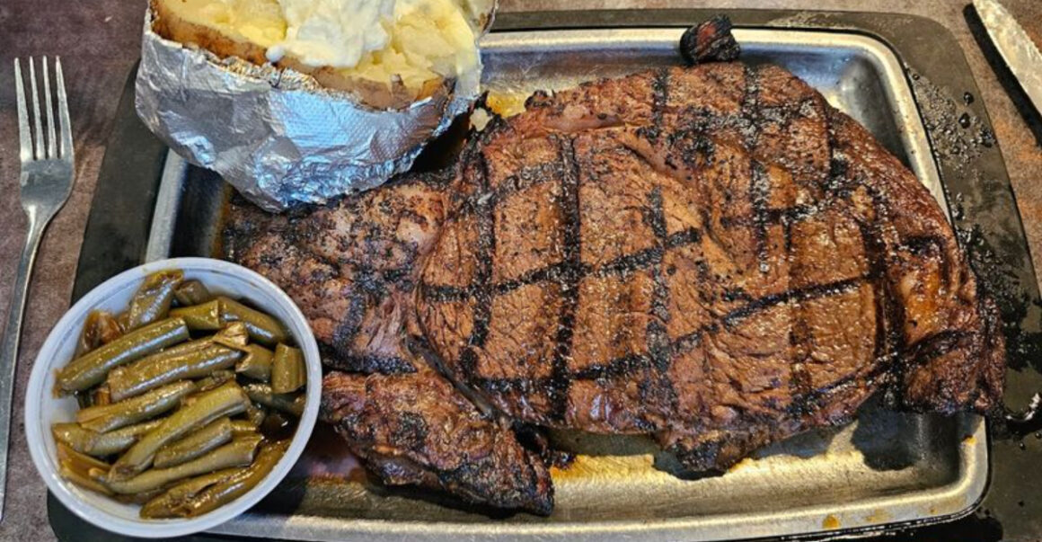 the best ribeye steaks in ohio are found inside this no frills restaurant
