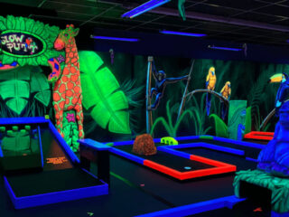 the coolest glow in the dark mini golf course is located right here in ohio