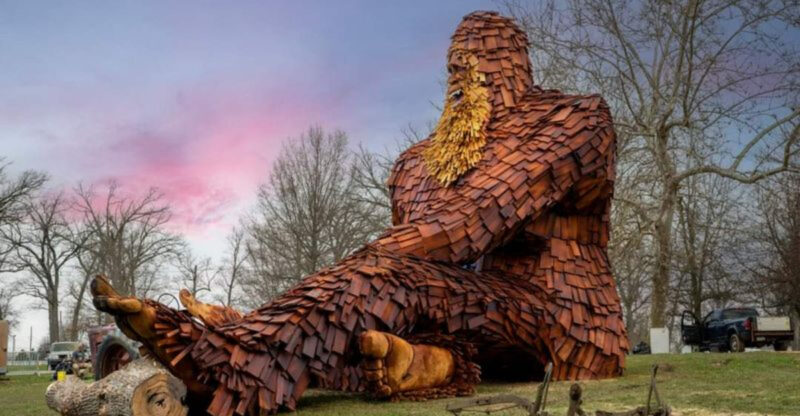 This 27-Foot Sasquatch Sculpture In Ohio Is So Quirky You Have To See It