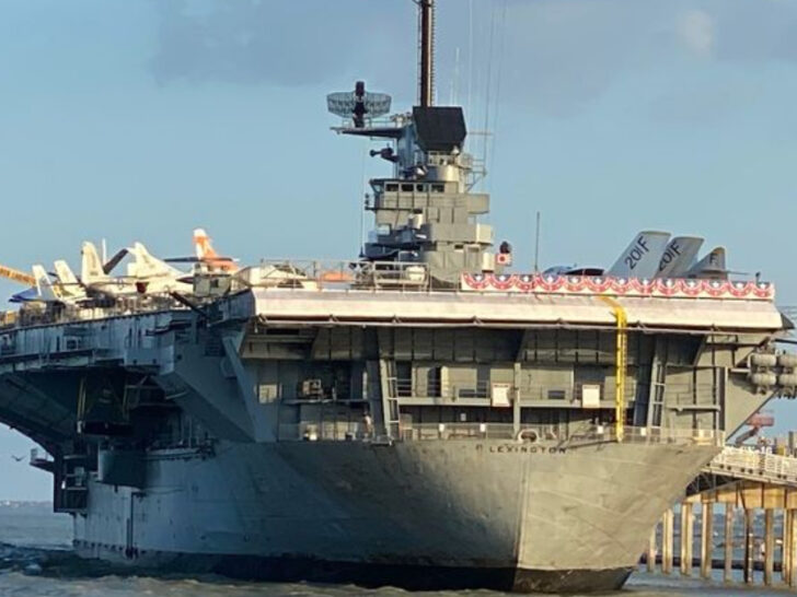 This Giant Aircraft Carrier in Texas Is Hiding Something Incredible Inside