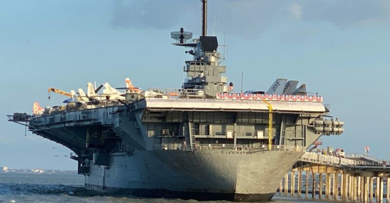 This Giant Aircraft Carrier in Texas Is Hiding Something Incredible Inside