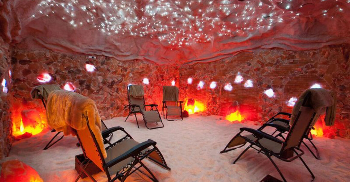 this himalayan salt cave in ohio will melt away all your stress and worries