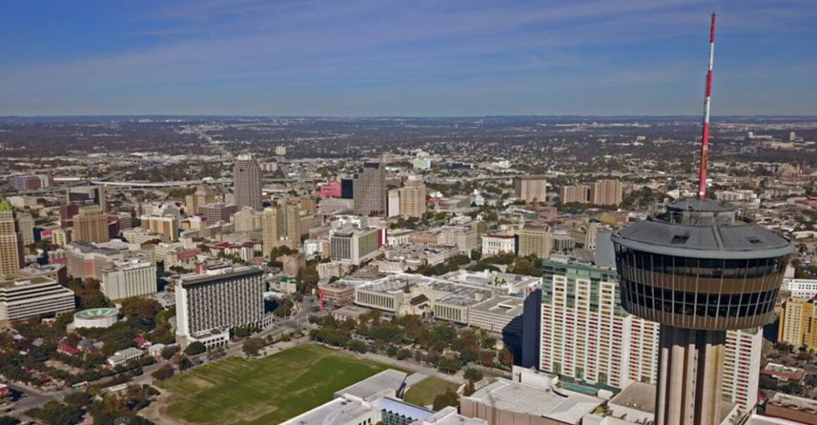 this revolving restaurant in a record breaking texas tower will blow you away