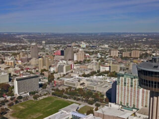 this revolving restaurant in a record breaking texas tower will blow you away