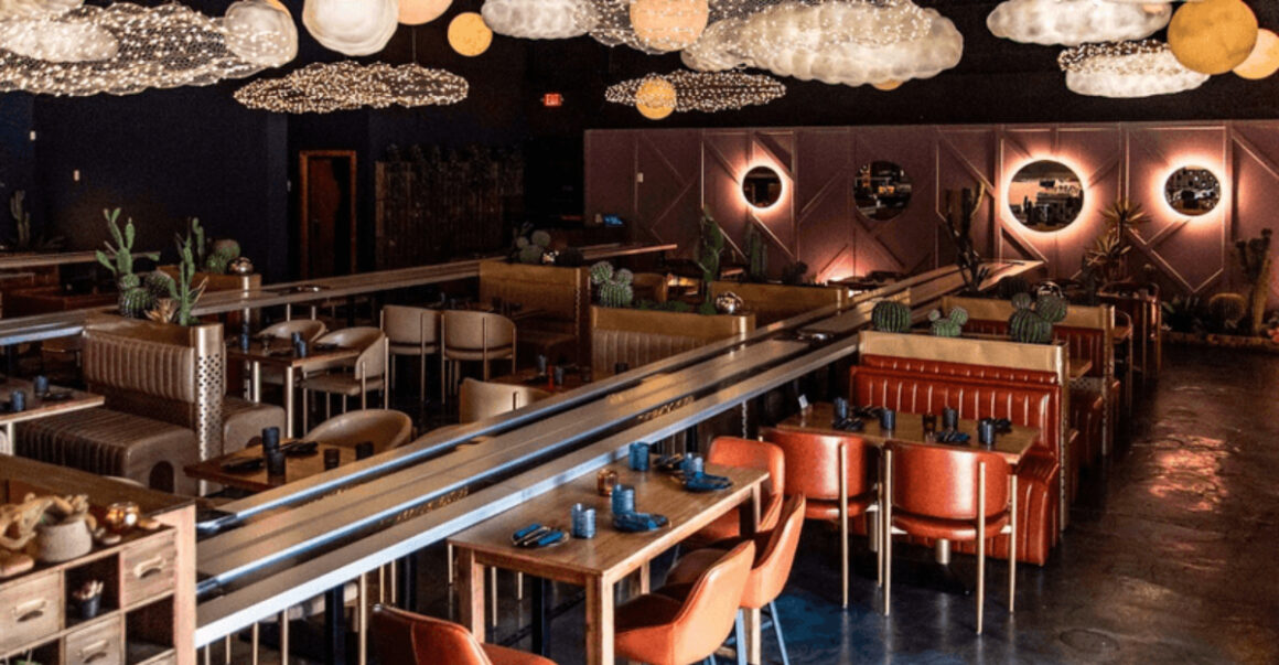 this space themed texas restaurant delivers food on rocket ships yes really