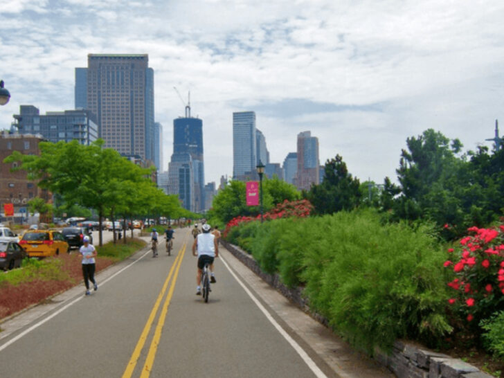 This Stunning New Jersey Bike Path Serves Up Waterfront Views And A Front-Row Seat To Manhattan