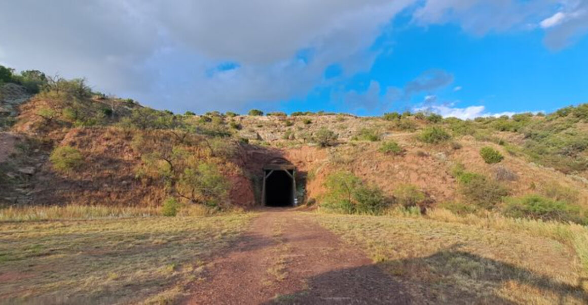 this texas hike leads through a tunnel so dark you cant see a thing