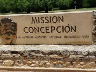 this texas mission still has original frescoes and centuries old stone walls