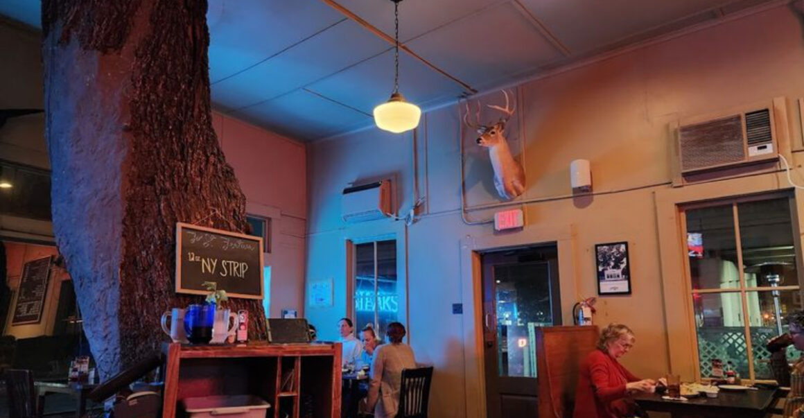 this texas restaurant built around a 500 year old oak tree feels unreal