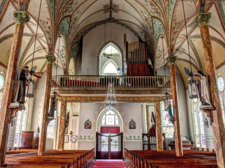 This Tiny Texas Town Is Home to One of the Most Beautiful Painted Churches