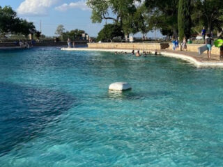 this west texas oasis has a massive spring fed pool in the middle of the desert