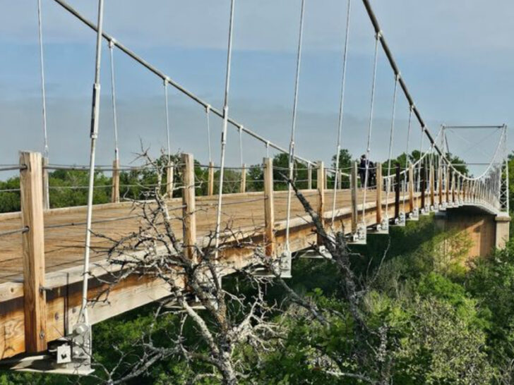 Walk Across This Texas Swinging Bridge If You Dare