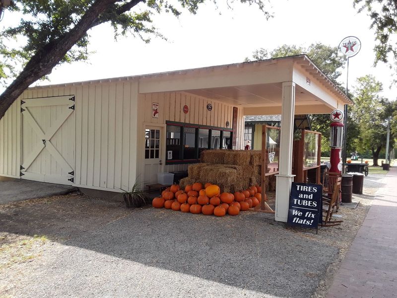 This Quiet Little Park Preserves Early Texas Life Like a Time Capsule Texaco Gas Station Frozen in Automotive History