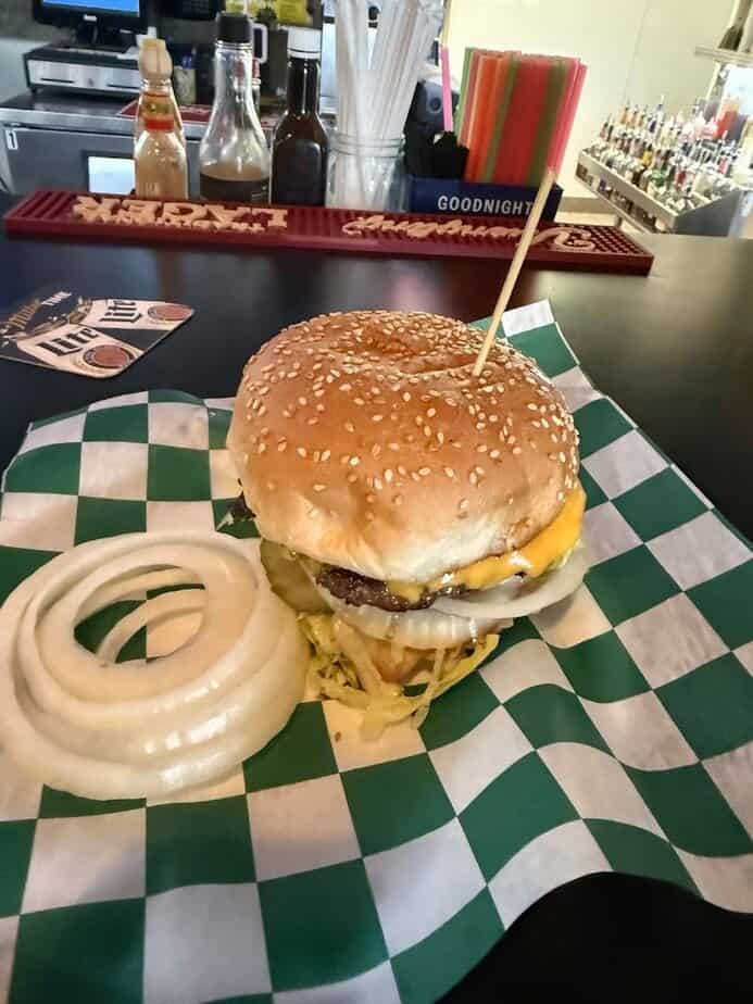 This Texas Burger Joint Is Known for Long Lines and Lasting Loyalty The Squealer Burger With Bacon Ground Right In