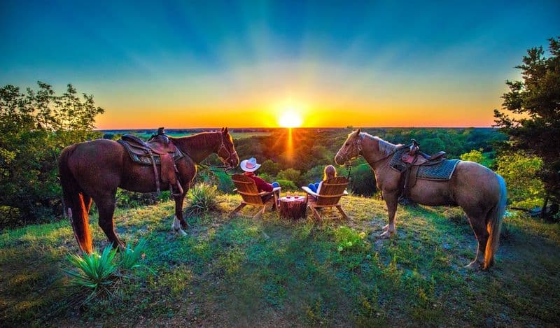 This Texas Ranch Lets You Ride Through Views You Didn’t Know Existed Sunset Ride On The Bluff