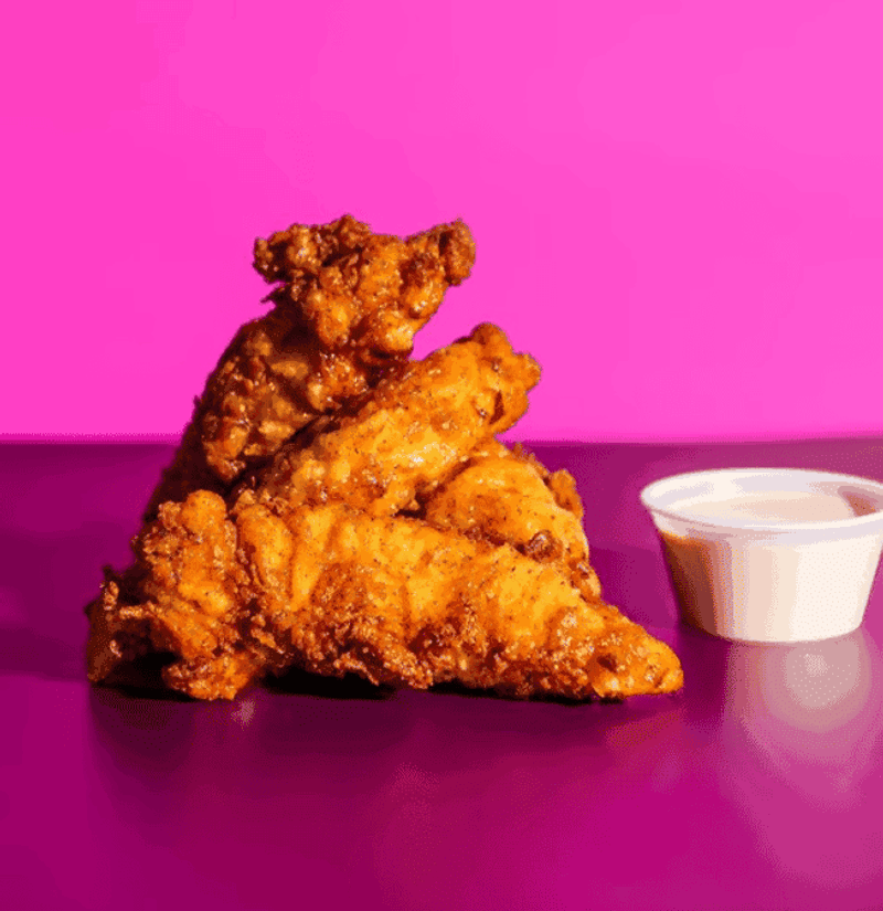 This Haunted-Looking Michigan Diner Serves Burgers And Fries Under A Ghostly Neon Glow Chicken, Fish, and a Quinoa Surprise