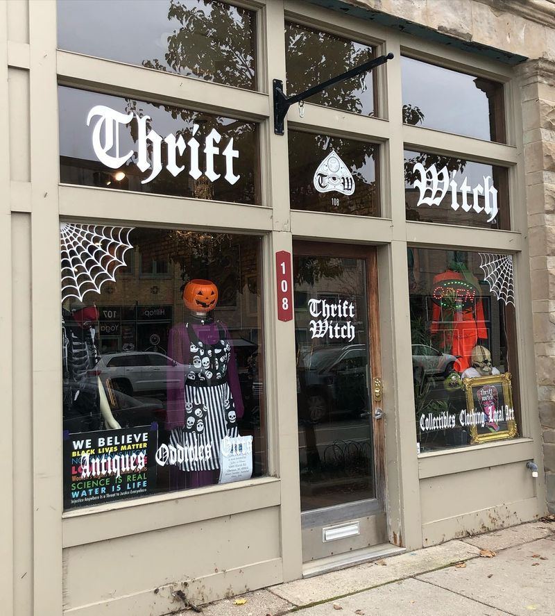This Spooky Thrift Shop In Michigan Is Packed With Creepy Oddities And Dark Art Collectors Love An Old Town Address With a Witchy Name