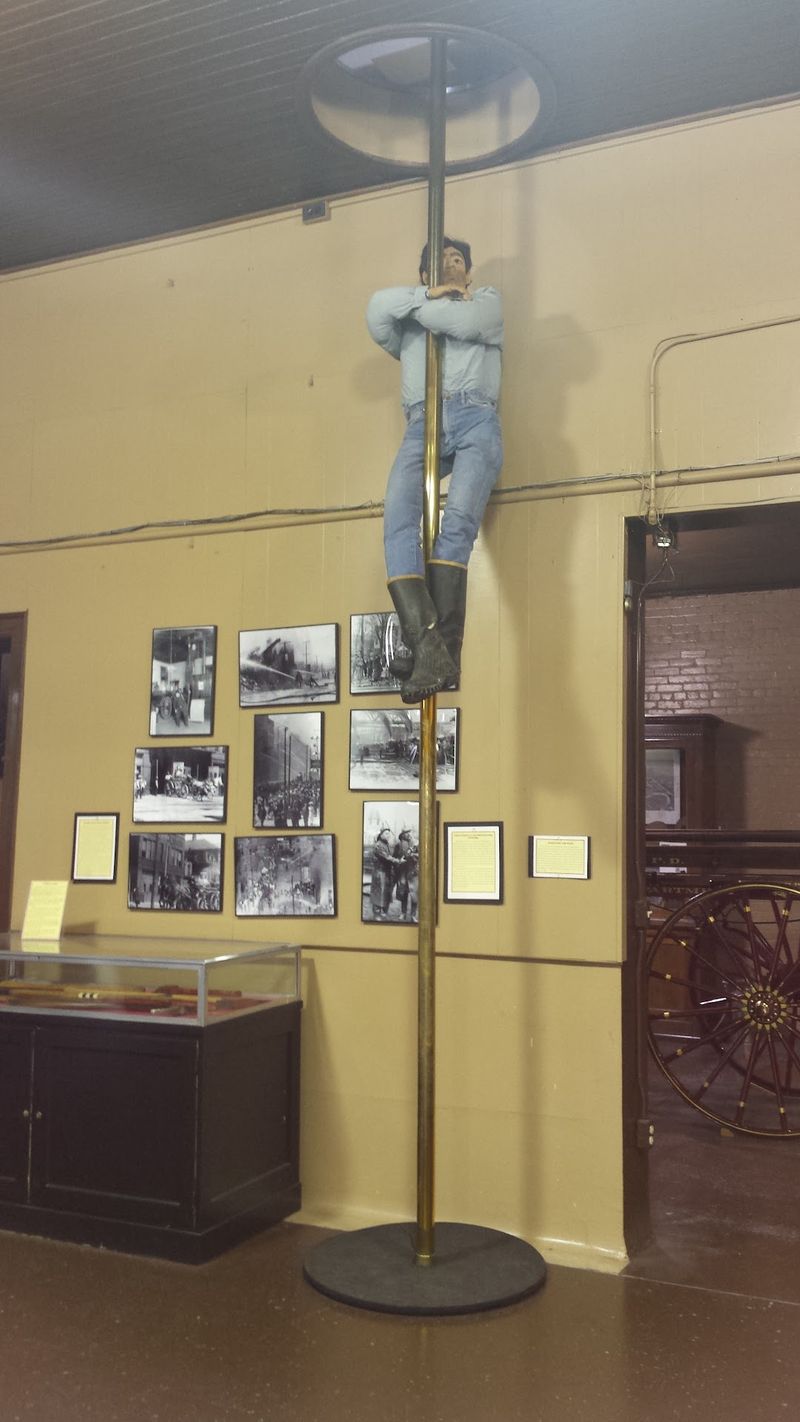 This Under-The-Radar Firefighting Museum In Michigan Is A Free Day Out Kids Talk About For Weeks Bunks, a Kitchen, and That Famous Pole